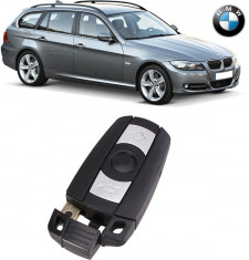 Carcasa Cheie Smart Bmw E90/E91 2005-2011 cu 3 butoane foto