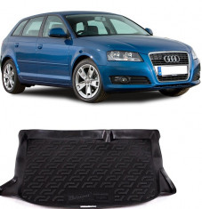 Covor Protectie Portbagaj Audi A3 Sportback (8V) (cu roata de rezerva) 2012-2014 foto