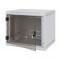 TRITON Rack de perete 19&#039; sectiune simpla 6U 600x600 usa sticla, panouri laterale detasabile, securi