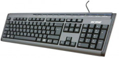 Tastatura ACME KM-03 multimedia slim, argintiu foto