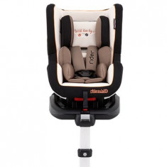 Scaun Auto Rider Cu Sistem Isofix 0-18 Kg Mocca foto