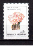 ARGENTINA 1987, Flora, serie neuzata, MNH, Nestampilat