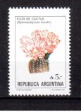 ARGENTINA 1987, Flora, serie neuzata, MNH