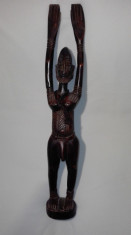 Statueta Africa din lemn exotic foto