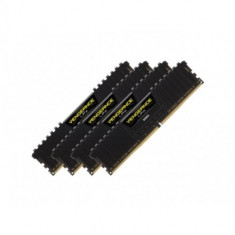 CORSAIR Corsair DDR4 16GB 2666MHz, KIT 4x4GB, 16-18-18-35, radiator Black Vengeance LPX, quad channel, 1.2V foto