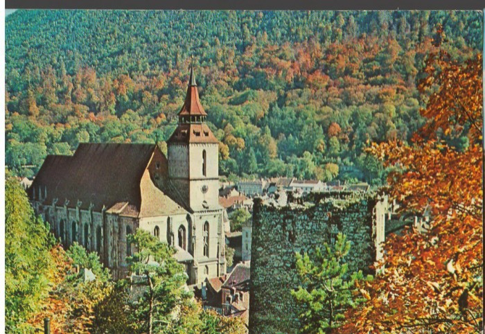 CPI (B7650) CARTE POSTALA - BRASOV. BISERICA NEAGRA