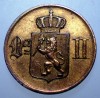 A.003 NORVEGIA 1 ORE 1878 XF RARA, Europa, Bronz