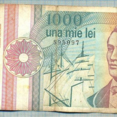 A1411 BANCNOTA-ROMANIA-1000 LEI-1991 -SERIA 0021 -EMINESCU -starea care se vede