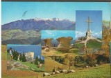 CPI (B7630) CARTE POSTALA - MUNTII BUCEGI. COTA 1400, BABELE, CRUCEA CARAIMAN