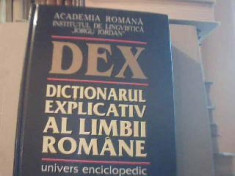 DICTIONARUL EXPLICATIV AL LIMBII ROMANE { DEX } / 1998 foto