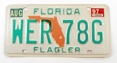 Numar de inmatriculare vechi - Florida - USA - Flagler foto