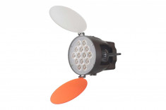 Shoot XT-1 Lampa foto-video cu 14 LEDuri fixe si 4 LED-uri orientabile foto