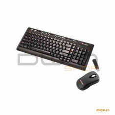 ASUS Kit mouse+tastatura cu fir, U2000, culoare neagra, USB, mouse 1000dpi foto