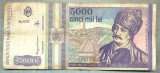 A1499 BANCNOTA-ROMANIA- 5000 LEI-1993-SERIA 0002-AVRAM IANCU-starea care se vede