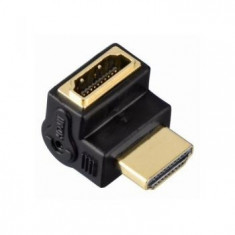 Adaptor HDMI plug socket 90 grade foto