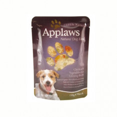 Applaws Dog Adult cu pui, vegetale si ginseng, plic 150 gr foto