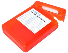 LOGILINK - Cutie protectie pentru HDD 3.5&amp;quot; orange foto