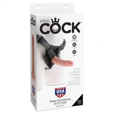 6 King Cock StrapOn Harness Cock foto