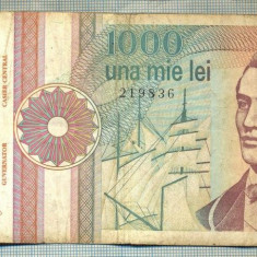 A1457 BANCNOTA-ROMANIA-1000 LEI-1991 -SERIA 0018 -EMINESCU -starea care se vede