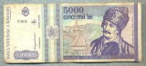 A1474 BANCNOTA-ROMANIA- 5000 LEI-1993-SERIA 0016-AVRAM IANCU-starea care se vede