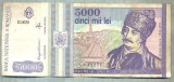 A1476 BANCNOTA-ROMANIA- 5000 LEI-1993-SERIA 0020-AVRAM IANCU-starea care se vede