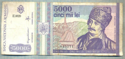 A1476 BANCNOTA-ROMANIA- 5000 LEI-1993-SERIA 0020-AVRAM IANCU-starea care se vede foto