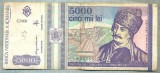 A1500 BANCNOTA-ROMANIA- 5000 LEI-1993-SERIA 0006-AVRAM IANCU-starea care se vede