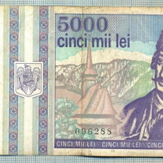 A1500 BANCNOTA-ROMANIA- 5000 LEI-1993-SERIA 0006-AVRAM IANCU-starea care se vede