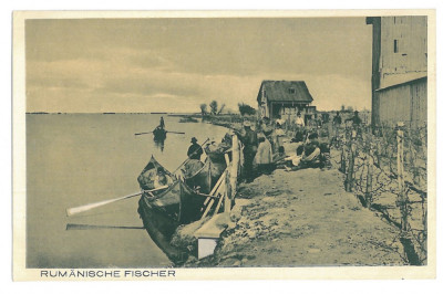 540 - TULCEA, Dobrogea, Danube, romanien fishermen - old postcard - unused foto