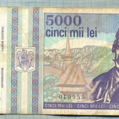 A1477 BANCNOTA-ROMANIA- 5000 LEI-1993-SERIA 0030-AVRAM IANCU-starea care se vede