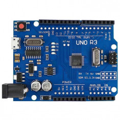 Placa de dezvoltare compatibila Arduino UNO R3 Atmega328P CH340G micro USB foto