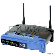 Linksys Wireless Broadband Router 802.11g , 4 x 10/100 ports LAN, 2 x external antenna, Wi-Fi Prote foto