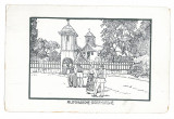 827 - ETHNICS to the Church, Romania - old postcard - unused, Necirculata, Printata