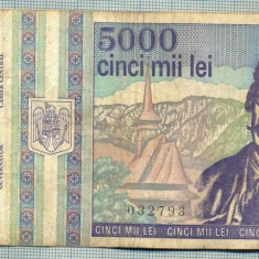 A1479 BANCNOTA-ROMANIA- 5000 LEI-1993-SERIA 0002-AVRAM IANCU-starea care se vede