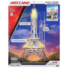 Jucarie Meccano Eiffel Tower Construction Set foto