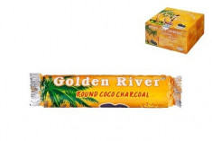 Golden River round coco charocal foto