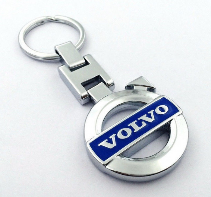 Breloc auto model pentru Volvo metalic + ambalaj cadou