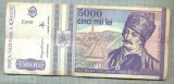 A1495 BANCNOTA-ROMANIA- 5000 LEI-1993-SERIA 0005-AVRAM IANCU-starea care se vede