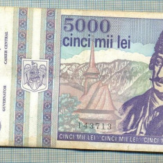 A1495 BANCNOTA-ROMANIA- 5000 LEI-1993-SERIA 0005-AVRAM IANCU-starea care se vede