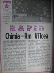 Rapid Bucuresti - Chimia Rm. Valcea (20 aprilie 1985) foto