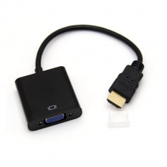 Cablu adaptor HDMI la VGA foto