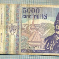 A1493 BANCNOTA-ROMANIA- 5000 LEI-1993-SERIA 0001-AVRAM IANCU-starea care se vede