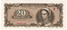 20 lei 1950 bancnota UNC foto