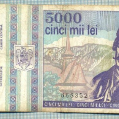 A1491 BANCNOTA-ROMANIA- 5000 LEI-1993-SERIA 0009-AVRAM IANCU-starea care se vede