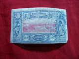 Timbru 50 cent 1894 albastru Cote de Somalis-Djibouti Colonie Franceza stamp.