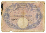 FRANTA 50 FRANCI FRANCS 1923 U