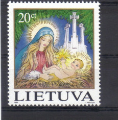 LITUANIA 1994, Craciun, MNH, serie neuzata foto