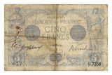 FRANTA 5 FRANCI FRANCS 1915 U