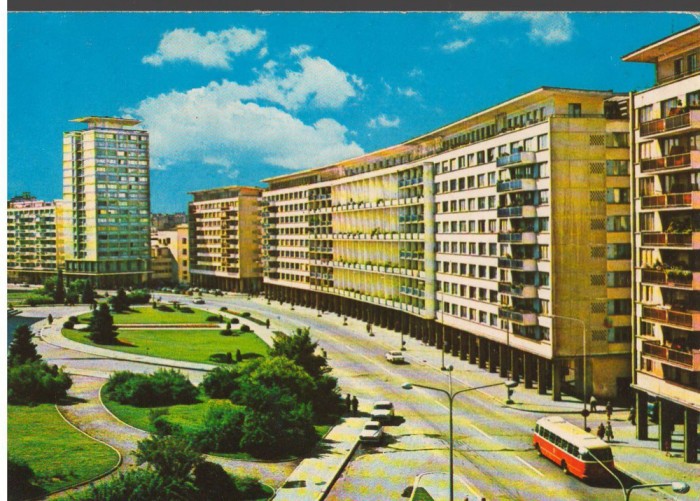 CPI (B7655) CARTE POSTALA - BUCURESTI. PIATA PALATULUI