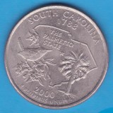 (M1129) MONEDA SUA - QUARTER DOLLAR 2000, LIT. D - SOUTH CAROLINA, America de Nord